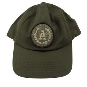 Saucony Classic Hat Baseball Cap Unisex Olive Green Adjustable Strap Running NWT